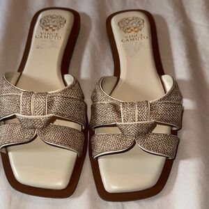Vince Camuto Women's Tan Slide Sandals. Brand New never worn